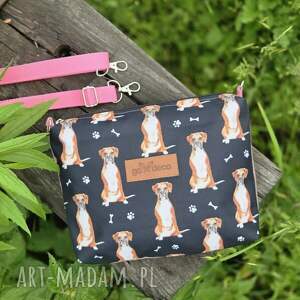 Prezent Kolorowa w pieski bokser, torebka, mała