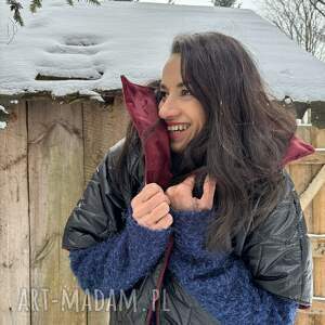 Wdzianko Multifunkcyjne - czerń i wino, kurtka, kamizelka