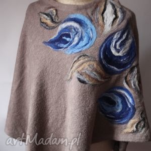 handmade poncho poncho tunika i kwiat magicznego ogrodnika