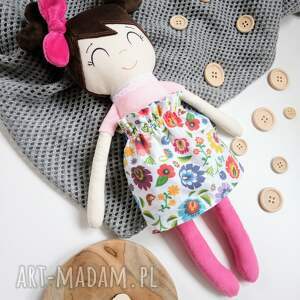 handmade lalki radosna szmaciana lalka