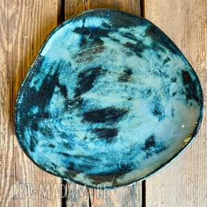 ceramiczna, patera, miska, talerz