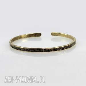 Nieregularna - mosiężna bransoletka (1900 27) outlet