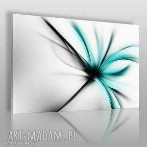 obraz na płótnie - abstrakcja kwiat nowoczesny - VAKU DSGN dom obrazy