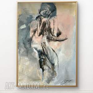 lovers - 100x70, kobieta duży obraz, mężczyzna obrazy