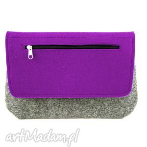 ręcznie wykonane purple clutch