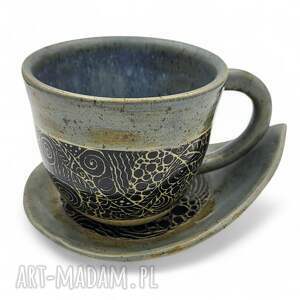 Filiżanka z podstawkiem na prezent, na herbatę