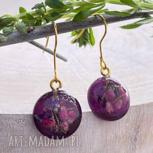 Drobne kolczyki z kwiatami k455, lekkie, na lato