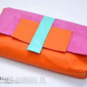ręcznie robione torebki wiosenny szał orange pink