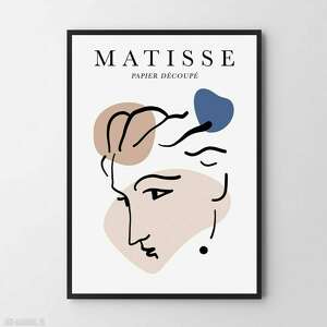 plakat obraz matisse face B2 - 50x70 cm salonu grafika, dom