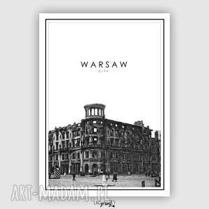 plakaty II grafika warszawa / plakat warszawa A3 / poster warsaw