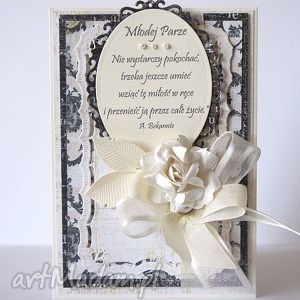 handmade scrapbooking kartki ślubna elegancja - komplet