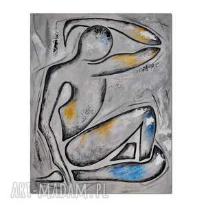 marcel, abstrakcja, nowoczesny obraz ręcznie malowany