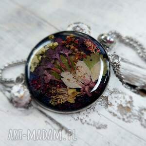 bransoletka z suszonymi kwiatami żywica, suszone kwiaty, ogród, vintage