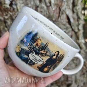 pojedziemy, kubek 600 ml xxl, van gogh, mona lisa