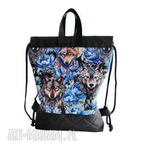 workoplecak wodoodporny boho wilki wp02, plecak