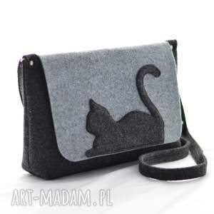 listonoszka z kotem, torebka kotkiem, pomysł na prezent dla kociary