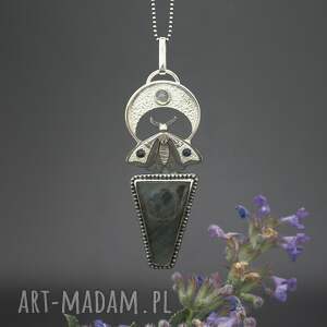 Tajemnicza Noc - wisior Księżycowa CMA Jachyra Jewellery (ręcznie robiony)