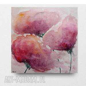 MAKI - akwarela formatu 15/15 cm