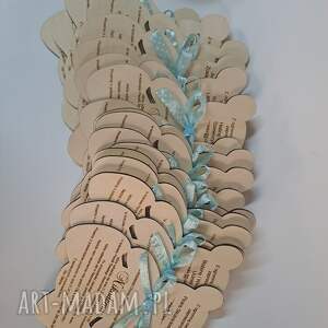 ZAPROSZENIA DREWNIANE MIŚ, chrzest