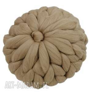 handmade poduszki poduszka z wełny czesankowej merynos "bloom" 35 cm