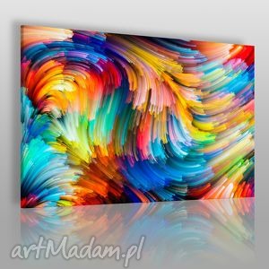 obraz na płótnie - kolorowe linie - 120x80 cm - VAKU DSGN obrazy