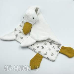 ręcznie zrobione zabawki przytulanka kaczka dla niemowląt