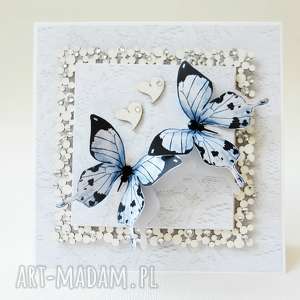 handmade scrapbooking kartki z motylami