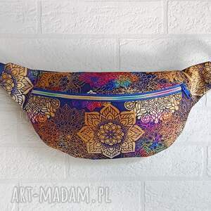 Nerka Mandala, wodoodporna, saszetka biodrowa, wzór