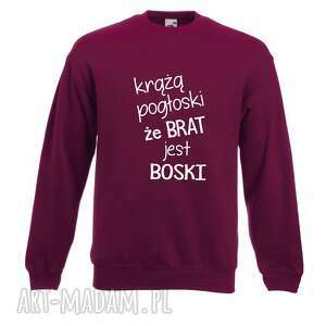 bluza z nadrukiem dla brata, prezent najlepszy brat, bluzy, urodziny brother