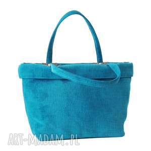 37 - 0003 turkusowa torebka shopper bag 3w1 / - Plenty More