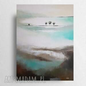 DRZEWA obraz akrylowy formatu 80/60 cm