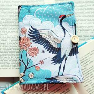 Etui na czytnik: żurawie, na książkę, otulacz
