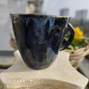 Niebieski kubek ceramiczny 200 ml - prezent dla niej
