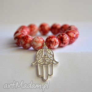 handmade bracelet by sis: hamsa w mozaikowych koralach