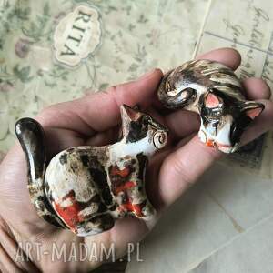 Kotki tri colours, ceramika, koty