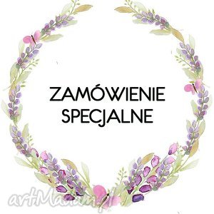 handmade zaproszenie zamówienie specjalne dla pani aurelii