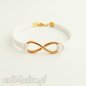 handmade white infinity