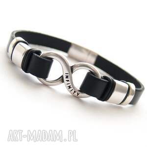 bransoletka skórzana infinity - man - NorArt