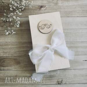 pudełko ślubne ptaszki na pieniadze dniu waszego