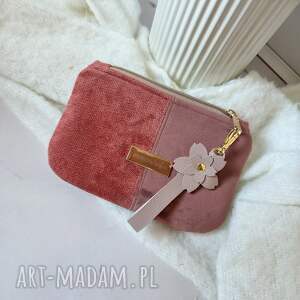 Mały portfelik i kosmetyczka do torebki handmade