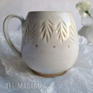 kubek ceramiczny 2 kawy, prezent handmade, herbaty, prezent