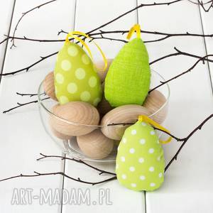 handmade dekoracje wielkanocne jajka wielkanocne, zielone pisanki