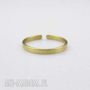 Prosta - mosiężna obrączka - różne rozmiary (2512 02) III