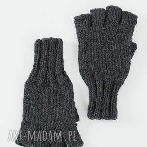 handmade rękawiczki męskie wełniane mitenki