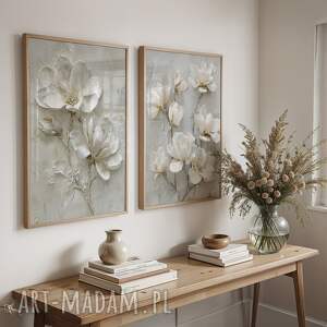 ZESTAW PLAKATÓW 2cz 50x70 cm Kwiaty (set246)