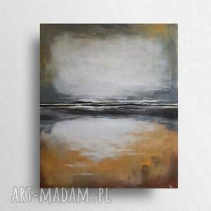 pejzaz w brązach - obraz akrylowy formatu 60/50 cm