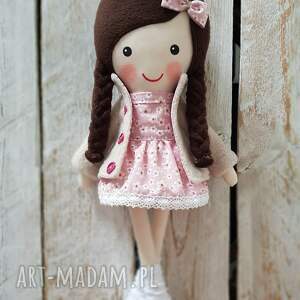 handmade lalki małgosia - malowana lala