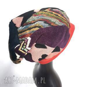 handmade czapki czapka patchworkowa na podszewce rozmiar uniwersalny box a1