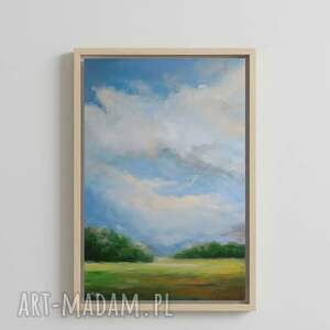 Cisza o poranku - obraz akrylowy 60x40 cm na płótnie (gotowy do zawieszenia)