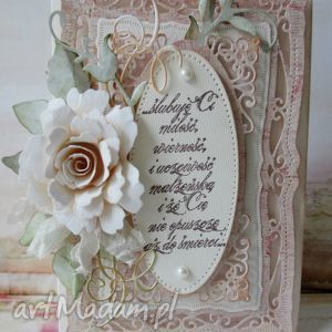 handmade scrapbooking kartki ślubuję ci